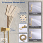 10 in./12 in. Ceiling Mount Shower System with Hand Shower & Tub Spout