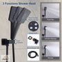 10 in./12 in. Ceiling Mount Shower System with Hand Shower & Tub Spout