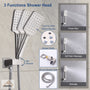 10 in./12 in. Ceiling Mount Shower System with Hand Shower & Tub Spout