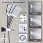 10 in./12 in. Ceiling Mount Shower System with Hand Shower & Tub Spout