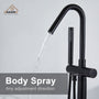 Freestanding Single-Handle Bathtub Faucet with Hand Shower