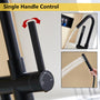 Solid Brass Floor Mount Bathtub Faucet with Hand Shower and High Arc Spout