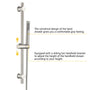 8-inch Dual Shower Head System with 4 Body Jets & Slide Bar