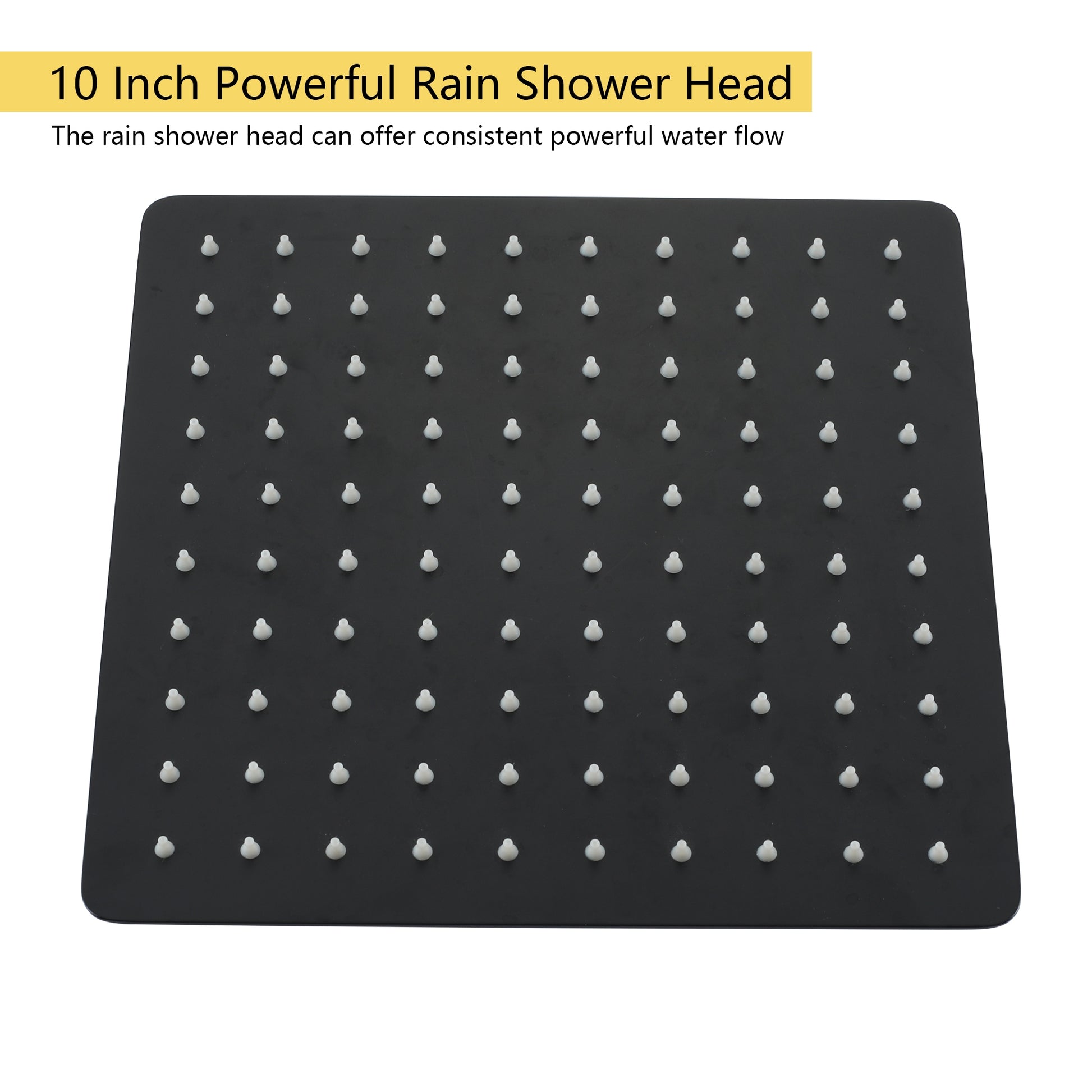 10" Ceiling-Mount 2-Function Shower System with Hand Shower
