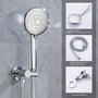 CASAINC 9.5'' Wall-mounted rain shower faucet with pressure balanced valve