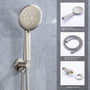 CASAINC 9.5'' Wall-mounted rain shower faucet with pressure balanced valve