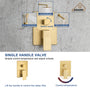 12" Shower System Square Top 3-Function Showerhead