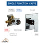 Rainfall Shower System 10" Wall Mount Single Function Showerhead