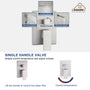 10 in./12 in. Ceiling Mount Shower System with Hand Shower & Tub Spout