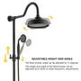8-inch Dual Function Exposed Shower System with Handheld Shower