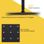 12" Ceiling-Mount Shower System with Handheld Shower in Oil Rubbed Bronze