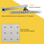 10in/12in Wall-Mount Rain Shower System with Handheld Shower
