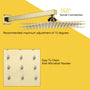 10in/12in Wall-Mount Rain Shower System with Handheld Shower
