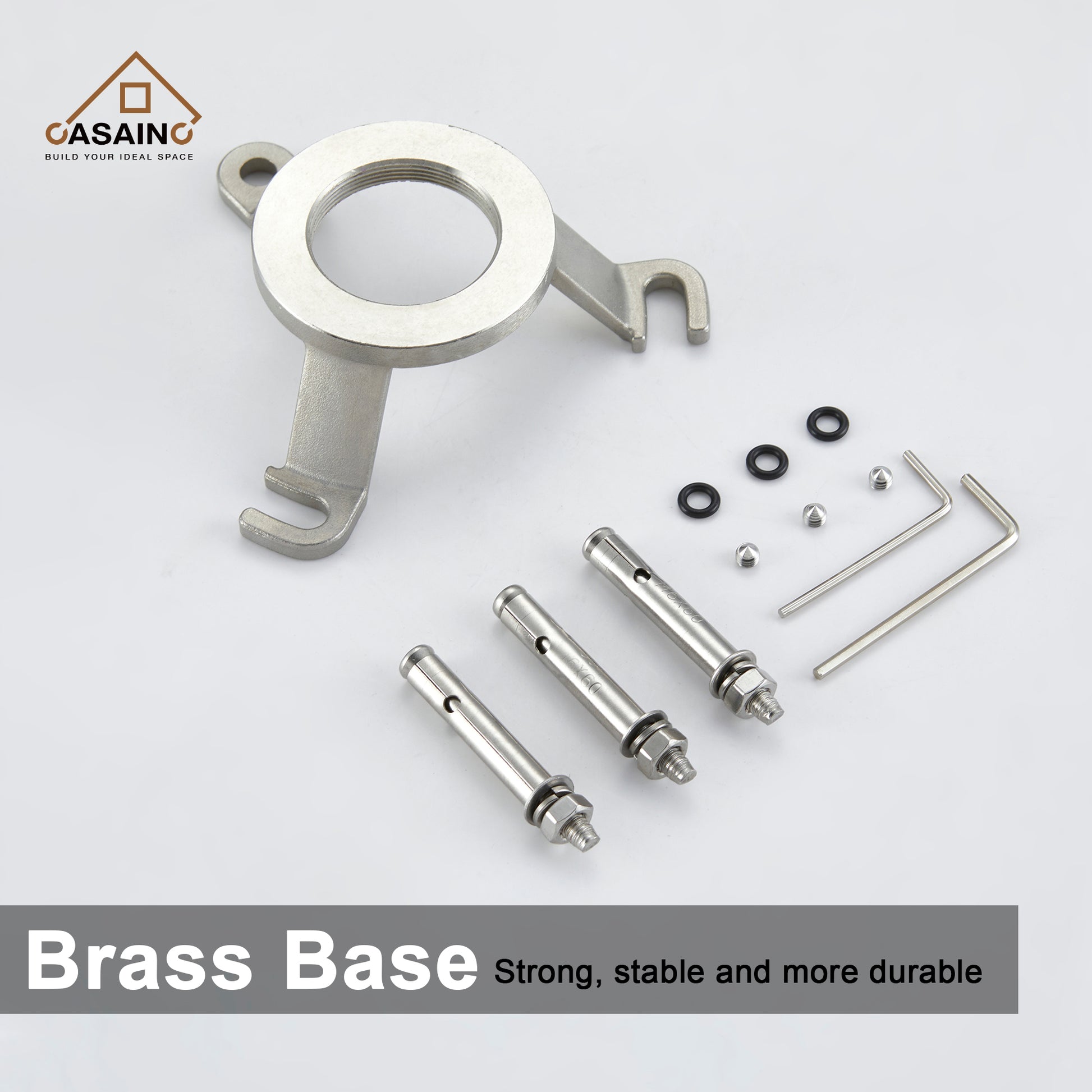 Freestanding Single-Handle Bathtub Faucet with Hand Shower