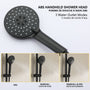 10-inch Wall-Mount Dual Shower Head System with 3-Spray Hand Shower