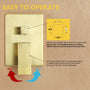 10in/12in Wall-Mount Rain Shower System with Handheld Shower