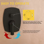 10-inch Wall-Mount Round Shower System with Hand Shower