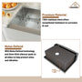 33 Inch Farmhouse Sink Stainless Steel Kitchen Sink Apron Front Stainless Steel 18 Gauge Single Bowl Kitchen Farm Sink Basin