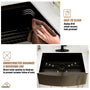 Farmhouse Stainless Steel 30/33/36 inch Single Bowl Kitchen Sink in Nano PVD Gunmetal Black
