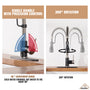 Single Handle Commercial Style Pull-Down Kitchen Faucet