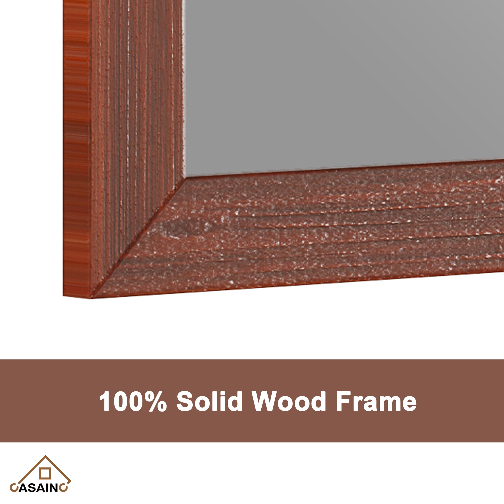 Mirror Only Traditional Brown