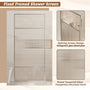 34"x74" Glass Shower Spliced Screen Panel with 304 Stainless Steel Hardware