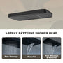 22.56" x 11.22" Flush-Mounted 4-Function Thermostatic Dual Shower Head System