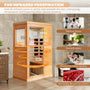 1-Person Indoor Infrared Sauna Room with Bluetooth & LED Light