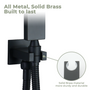 Brass Handheld Shower Holder Fixed Wall Mount Bracket