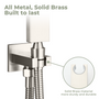 Brass Handheld Shower Holder Fixed Wall Mount Bracket