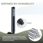 Round Stainless Steel Handheld Shower Head with Anti-Clog Nozzles