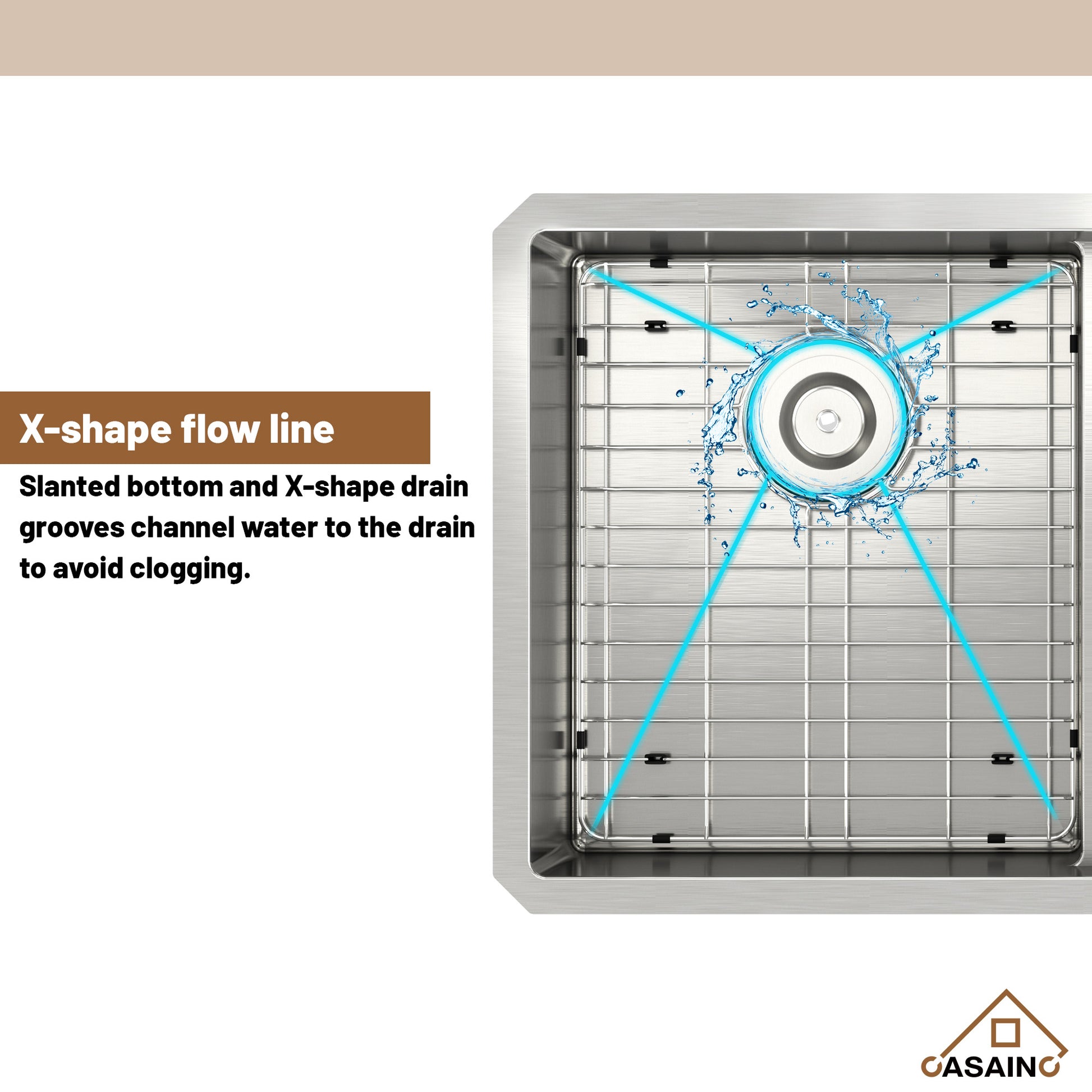 32 inch Undermount kitchen Sink Stainless Steel Sink 18 Gauge Double Bowl Kitchen Sinks Set