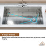 36 inch Workstation Undermount kitchen Sink Stainless Steel Sink 18 Gauge Single Bowl Kitchen Sinks Set