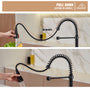  Pull-Down Sprayer Kitchen Faucet with 360° Swivel, Three Functions for Effortless Cooking and Cleaning