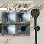 22.56*11.22 inch Ceiling-Mounted 4-Function Thermostatic Dual Shower System with Hand Shower