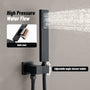 12-Inch Rainfall Shower System with Push Button Pressure Balanced Valve