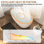 59/63/67/71" Matte White Egg Shell Stone Resin Freestanding Tub with Overflow and Drain - Egg Harbor