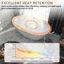 55"/61"/65"/71" Solid Surface Matte White Freestanding Soaking Bathtub - Monaco