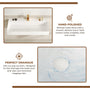 30"/42" Solid Surface Sink Wall Mount Stone Resin Bathroom Sink