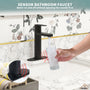 Dual-Control Sensor Bathroom Sink Faucet Smart Basin Faucet