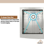 33 Inch Workstation Farmhouse Kitchen Sink Stainless Steel Apron Front Double Bowl Sink Basin