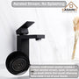 Casainc Matte Black 1-Handle Residential Freestanding Sink Faucet