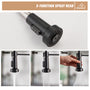 Modern Kitchen Faucet with Pull-Down Sprayer, 360° Swivel, Three Functions for Effortless Cooking and Cleaning