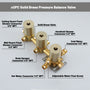 8" Dual Shower Head System with Slide Bar & Hand Shower & 4 Body Jets 