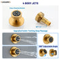 12-inch Wall-Mounted Body Jet Shower System with Slide Bar & Digital Display