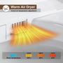Smart Elongated Toilet with Built-in Heated Bidet Seat & Side Button