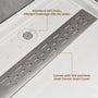 60"x36" White Solid Surface Rectangle Single Threshold Shower Pan Base