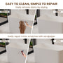 47" Compact Solid Surface Freestanding Bathtub with Mini-Seat Design - Gridley