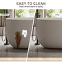 51" Freestanding Stone Resin Soaking Tub with Smooth Hand-Polished Surface, Pine Crest, Shadow Whisper