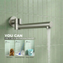 Round Brass Tub Spout with 180° Swing Outlet and Decoration Cover